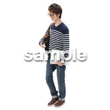 Cutout People　日本人カジュアル　BB_202