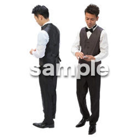 Cutout People　パーティースタッフ　DD_179