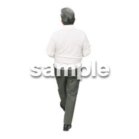 人物切抜き素材　シニア編　C_101