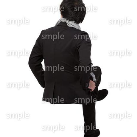 Cutout People　座る　男性　LL_170