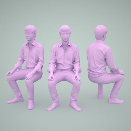 3D人物素材  [Posed]  109_Sota