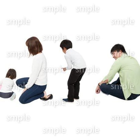 Cutout People　4人ファミリー　GG_489