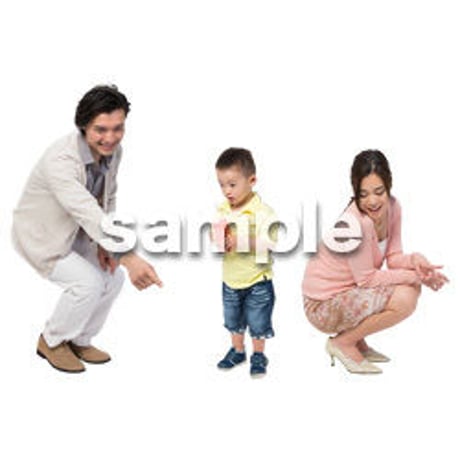 Cutout People　ファミリー　GG_172