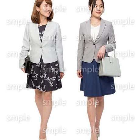 Cutout People　女性ペア　JJ_201