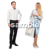 Cutout People　外国人ペア　JJ_466