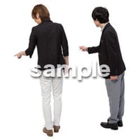 Cutout People　男性ペア　JJ_404