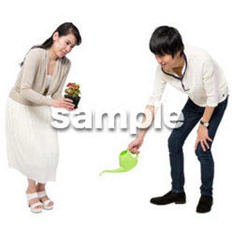 Cutout People　ガーデニング　II_172