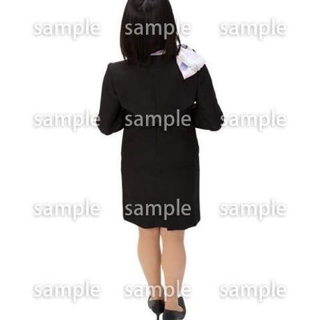 Cutout People　鳥瞰　人物 女性　FF_290