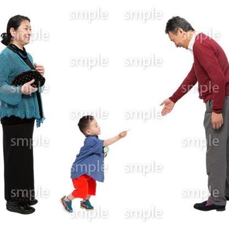 Cutout People　ファミリー　GG_188