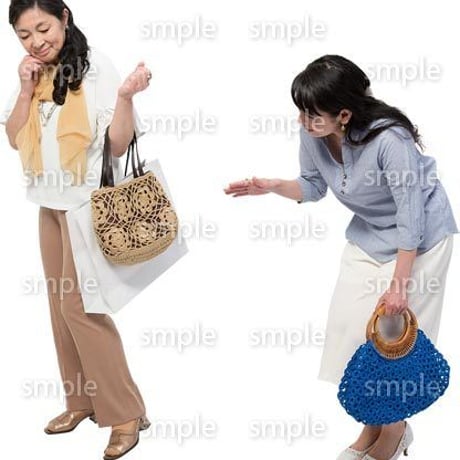 Cutout People　女性ペア　JJ_327