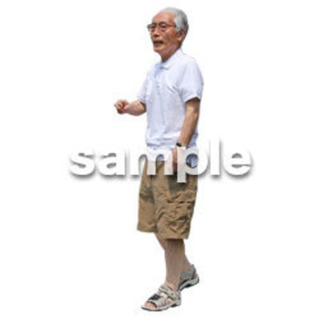 人物切抜き素材　シニアライフ編　R_247