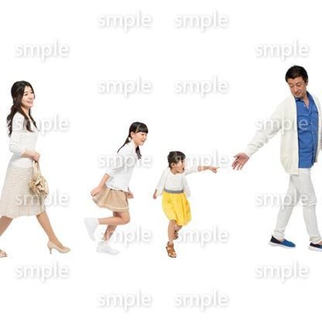 Cutout People　4人ファミリー　GG_308