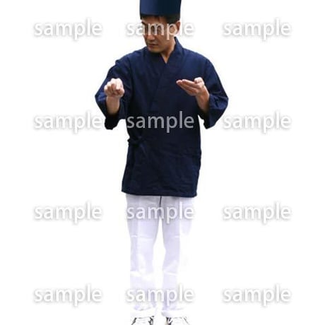 人物切抜き素材　ワーキング編　K_200