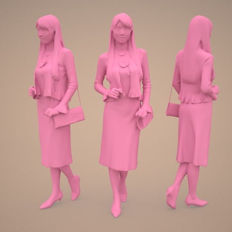 3D人物素材  [Posed]  005_Rika