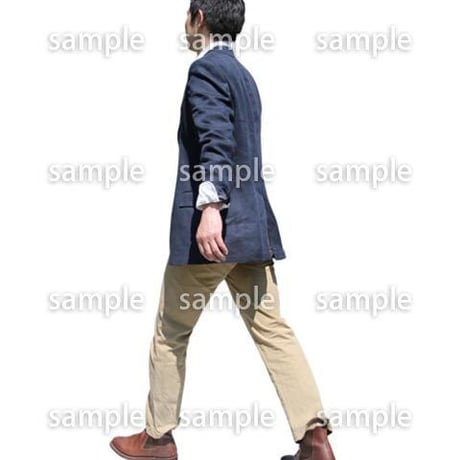 人物切抜き素材　ベーシックファッション編　P_389