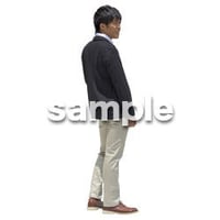 人物切抜き素材　ベーシックファッション編　P_424