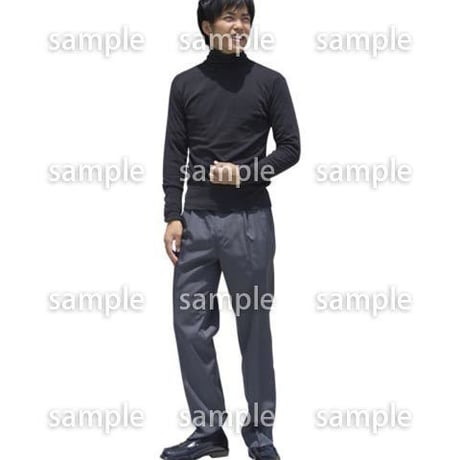 人物切抜き素材　ベーシックファッション編　P_491
