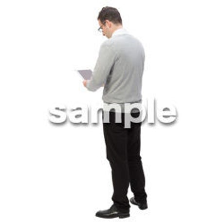 Cutout People　ビジネス　AA_144