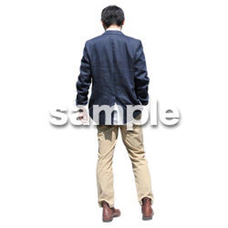 人物切抜き素材　ベーシックファッション編　P_395