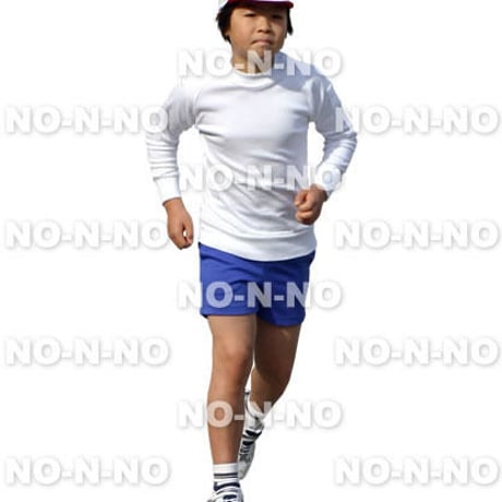 人物切抜きセット☆体操服の小学生　1_set026