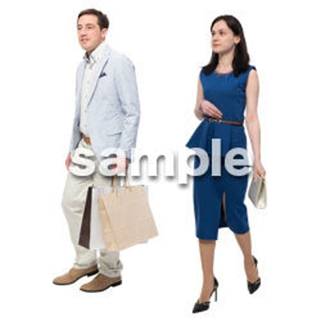 Cutout People　外国人ペア　JJ_462