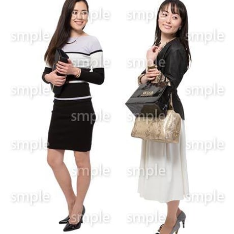 Cutout People　女性ペア　JJ_267