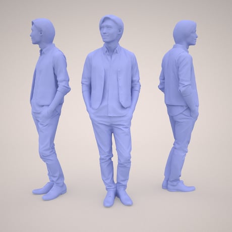 3D人物素材 [Posed]   069_Syun