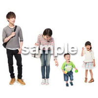 Cutout People　4人ファミリー　GG_461