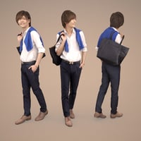 3D人物素材  [Posed]  085_Ren