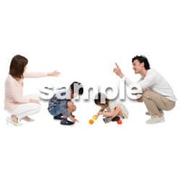 Cutout People　4人ファミリー　GG_483