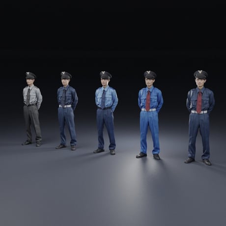 3D人物素材  [Posed]  156_Toshi