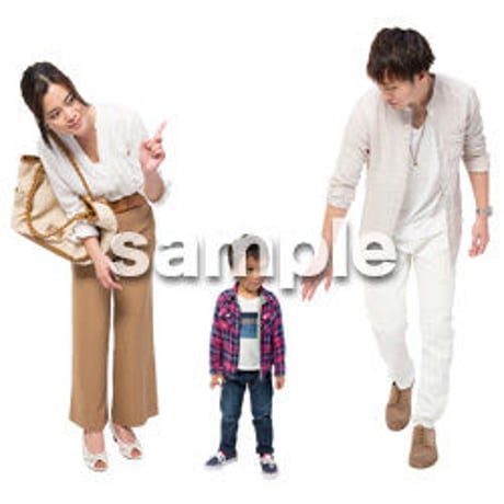 Cutout People　ファミリー　GG_156
