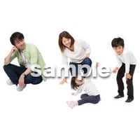 Cutout People　4人ファミリー　GG_487