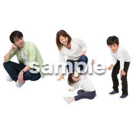 Cutout People　4人ファミリー　GG_487
