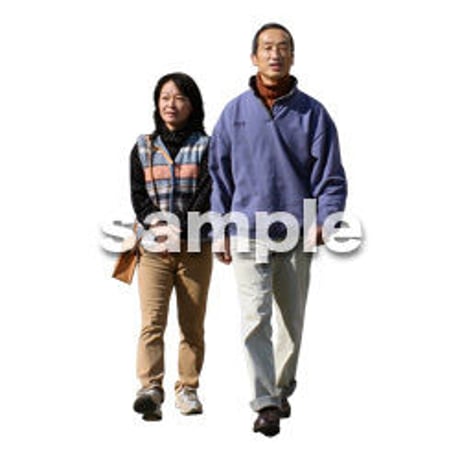 人物切抜き素材　男性女性編　A_034