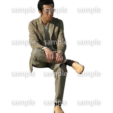 人物切抜き素材　男性女性編　A_110