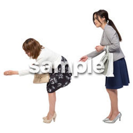 Cutout People　女性ペア　JJ_288
