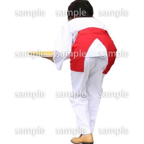 人物切抜き素材　ワーキング編　K_128