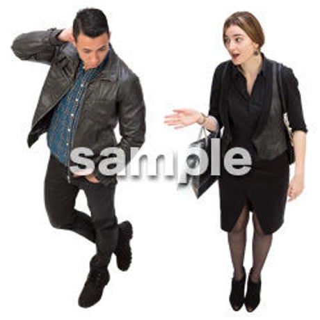Cutout People　鳥瞰　人物　FF_056