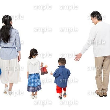 Cutout People　4人ファミリー　GG_355