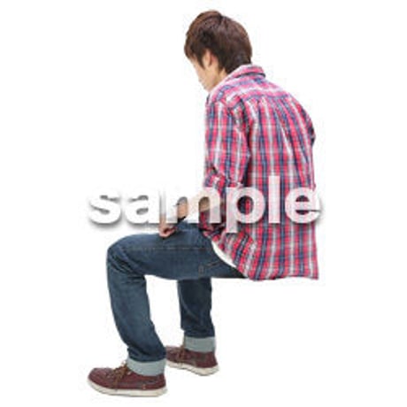 Cutout People　日本人カジュアル　BB_424