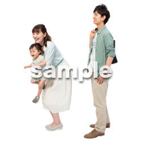 Cutout People　ファミリー　GG_122