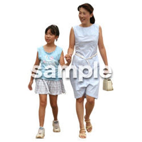 人物切抜き素材　夏服・フィットネス編　J_071