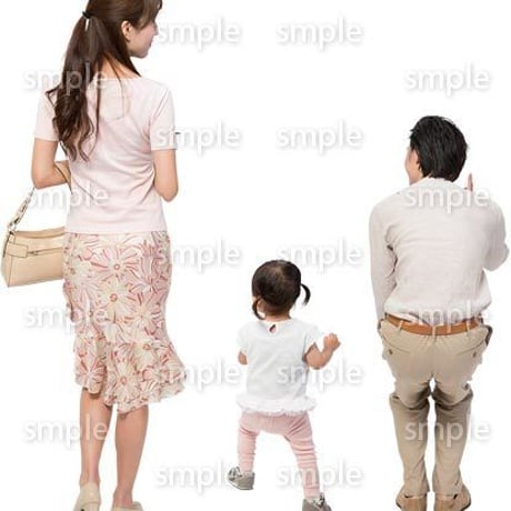 Cutout People　ファミリー　GG_145