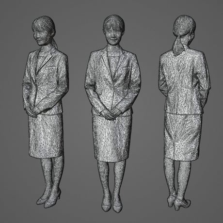3D人物素材  [Posed] 　173_Hina