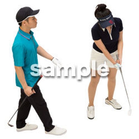 Cutout People　スポーツ 鳥瞰　CC_393