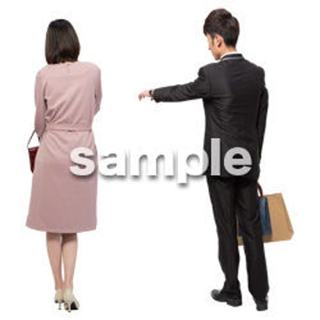 Cutout People　ショッピング　JJ_120