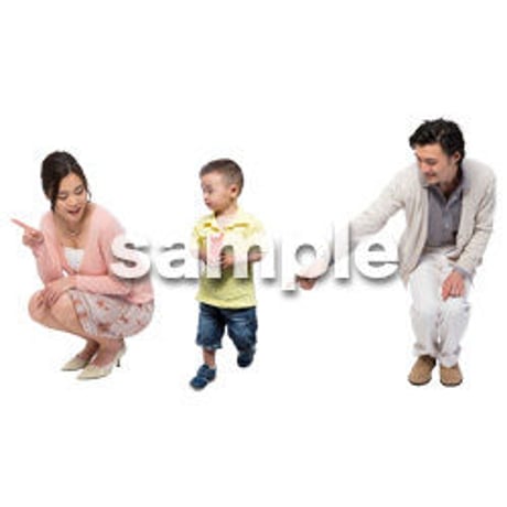 Cutout People　ファミリー　GG_171