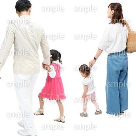 Cutout People　4人ファミリー　GG_389