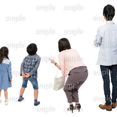 Cutout People　4人ファミリー　GG_460